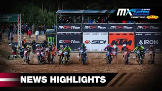 News Highlights | EMX125 Presented by FMF Racing | MXGP of Latvia 2023 #MXGP #Motocross
