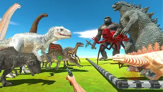 FPS Avatar in Jurassic Park Rescue Kaiju Monsters and Fight Dinosaurs-Animal Revolt Battle Simulator