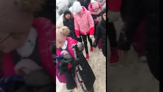 Эвакуация школы №1 в Вологде