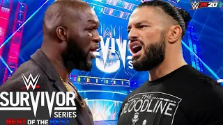 WWE November 7, 2021 - Roman Reigns vs Omos Jordan Omogbehin : Survivor Series 2021