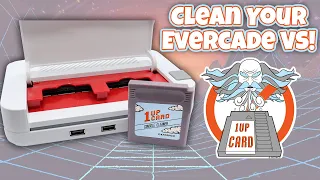 Clean Your Evercade VS & Games with 1Upcard System & Cartridge Cleaner