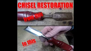 Full Restoration of an Old Chisel