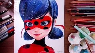Miraculous Ladybug (Marinette) - speed drawing | drawholic