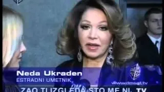 Neda Ukraden - Intervju Koncert Prijatelji za Dejana - (TV DM Sat 2012)