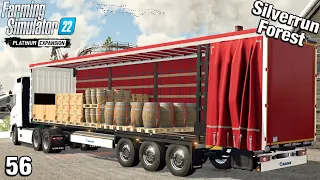 TRYING THE AUTOLOADING CURTAINSIDER FOR PALLETS - Farming Simulator FS22 Silverrun Forest Ep 56