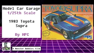 Model Car Garage - The 1983 Toyota Supra by MPC - A Model Car Kit Unboxing Video