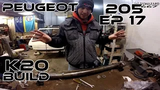 Rear Axle Rebuild Part 1/2 // K20 Peugeot 205 // Project Garage
