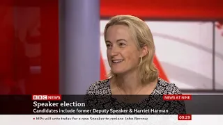 Speaker election - Dr Hannah White, BBC News