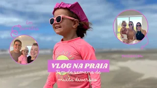 FIM DE SEMANA NA PRAIA - VLOG, em família, fomos no Mundo animal #vlognapraia