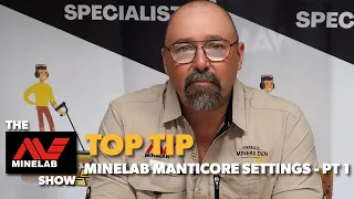 Minelab Manticore Metal Detector Settings