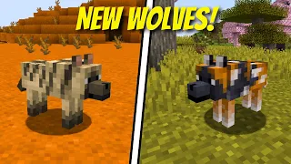 Minecraft 1.21 Just Added 8 Brand New Wolves! Snapshot 24w10a!