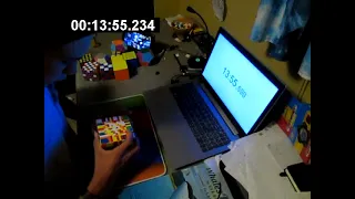 I solved the 13x13 rubik's cube in 45 minutes