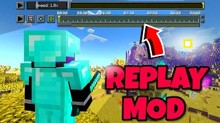 The Only!! Working REPLAY Mod For MINECRAFT PE 1.20 🔥Replay mod tutorial | Replay mod minecraft