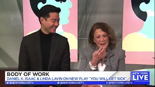 Linda Lavin And Daniel K. Isaac Promote "You Will Get Sick" on New York Talk Show