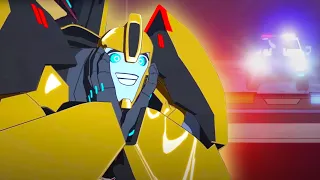 Baby Bumblebee 🚕 Robots in Disguise 2015 | Transformers Official