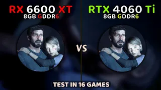 RX 6600 XT vs RTX 4060 Ti | Budget GPU? | Test In 16 Games at 1080P🔥