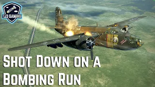 A-20 Bomber Shot Down on a Bombing Run! Forced Crash Landing - Historical Flight Sim IL2 Sturmovik