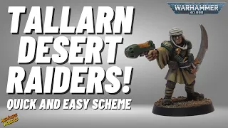 Tallarn Desert Raider for Astra Militarum in Warhammer 40k !