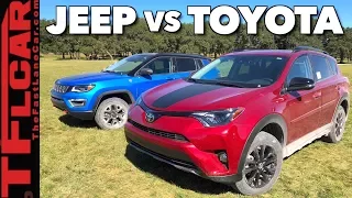 What's Better Off-Road: 2018 Jeep Compass Trailhawk vs Rav4 Adventure?