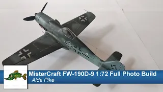 MisterCraft FW-190D-9 1:72 Full Photo Build