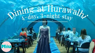 Maldives at Hurawalhi: Meals for a 3-Day, 2-Night Stay – Underwater Restaurant & All Meals