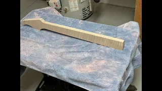 Shaping a Guitar Neck Blank Using a Router and Template