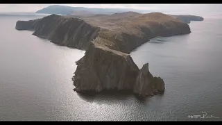 [4K] Above The Lake Baikal In Autumn 十月的贝加尔湖