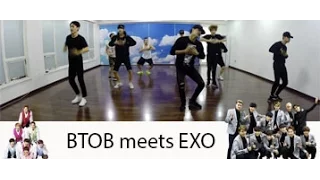 EXO meets BTOB