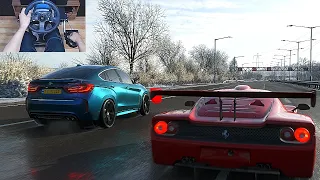 BMW X6 M - Forza Horizon 4 | Logitech G920 Steering Wheel Gameplay