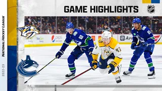 Predators @ Canucks 3/6 | NHL Highlights 2023