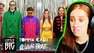 BRITISH GIRL REACTS TO LITTLE BIG & OLIVER TREE // TURN IT UP (FEAT. TOMMY CASH)