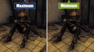 Homefront: The Revolution (PC) Graphics comparison / Grafikvergleich - Min vs. Max