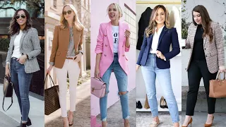 Stylish & Simple Blazer Suit for woman | Formal suit for Girl's workplace | #blazers #blazerstyle