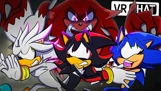 Sonic, Shadow & Silver Meet Werechidna Knuckles! (VR Chat)