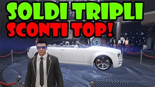 SOLDI TRIPLI E SCONTI TOP - AGGIORNAMENTO SETTIMANALE DLC GTA 5 ONLINE ITA