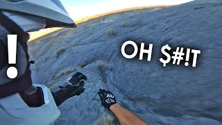 One of the Scariest Crashes I ever had | PUSHING THE COMFORT ZONE - Green River, Utah Freeride