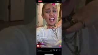 Miley Cyrus singing the Bolt theme song in 2019 *instagram live*