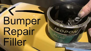 ISOPON Repair Plastic Bumper Filler Ultra Flexible - Review #isopon