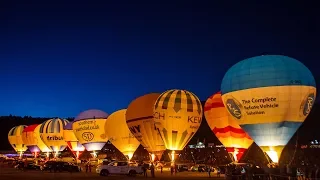 Balloons decorate the sky as 40th Bristol International Balloon Fiesta gets underway