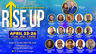 92nd Annual Bible Convention: "Rise Up" 6pm Bible Class & 7:30pm Service | April 22, 2024