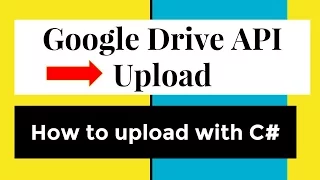 How to upload files to Google Drive API