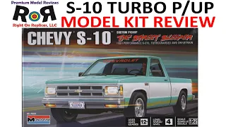 Chevy S-10 Turbo-Charged Pickup 1:25 Scale MGRM 4503  -Model Kit Build & Review