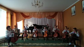 Обробка В.Дутчак "Besame Mucho". Виконує ансамбль віолончелістів " Adagio".