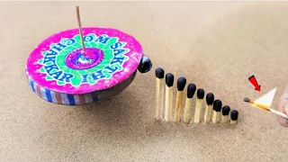 Domino Vs Diwali Crackers Amazing Experiment 😱 part-4 Diwali pataka