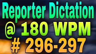 180 wpm english dictation | Parliamentary Reporter dictation 180 wpm |