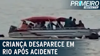 Criança desaparece após acidente entre lancha e barco em Parintins | Primeiro Impacto (13/12/22)