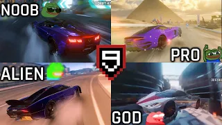 ASPHALT 9 LEGENDS - NOOB VS PRO VS ALIEN VS GOD PT - 9