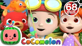 12345 Once I Caught a Fish Alive | +More Nursery Rhymes & Kids Songs - CoComelon