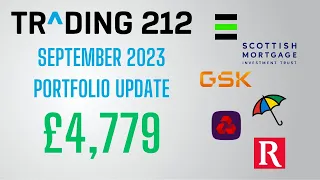 Trading 212 Portfolio Update | Dividend Stocks | September 2023