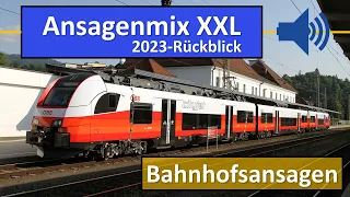 Rückblick 2023 | Bahnhofsansagen ÖBB